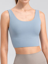 Load image into Gallery viewer, Scoop Neck Wide Strap Active Tank