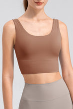 Load image into Gallery viewer, Scoop Neck Wide Strap Active Tank