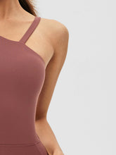 Load image into Gallery viewer, Cutout Asymmetrical Neck Active Jumpsuit