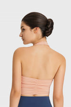 Load image into Gallery viewer, Breathable Halter Neck Sports Bra
