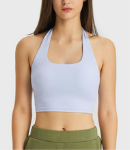 Load image into Gallery viewer, Breathable Halter Neck Sports Bra