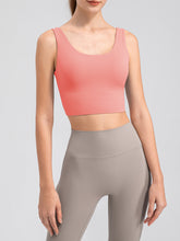 Load image into Gallery viewer, Scoop Neck Wide Strap Active Tank