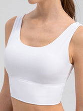 Load image into Gallery viewer, Scoop Neck Wide Strap Active Tank