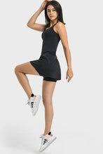 Load image into Gallery viewer, Square Neck Sports Tank Dress with Full Coverage Bottoms