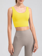 Load image into Gallery viewer, Scoop Neck Wide Strap Active Tank
