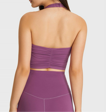 Load image into Gallery viewer, Breathable Halter Neck Sports Bra