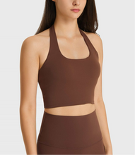 Load image into Gallery viewer, Breathable Halter Neck Sports Bra