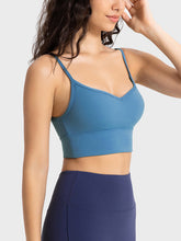 Load image into Gallery viewer, Spaghetti Strap Sport Bra