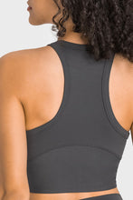 Load image into Gallery viewer, Racerback Cropped Sports Tank