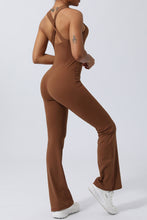 Load image into Gallery viewer, Crisscross Wide Strap Sleeveless Jumpsuit