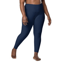 Load image into Gallery viewer, The Royal Court Fitness Leggings/ Navy