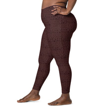 Load image into Gallery viewer, The Royal Court Fitness Leggings x Crocodile Malbec
