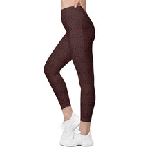 Load image into Gallery viewer, The Royal Court Fitness Leggings x Crocodile Malbec