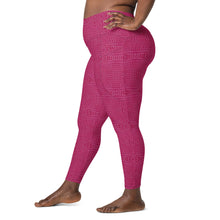 Load image into Gallery viewer, The Royal Court Fitness Leggings x Crocodile Pink