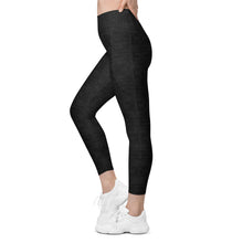 Load image into Gallery viewer, The Royal Court Fitness Leggings x Crocodile Black