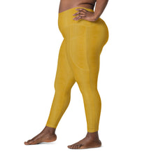 Load image into Gallery viewer, The Royal Court Fitness Leggings x Crocodile Yellow