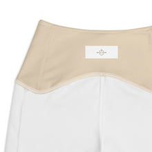 Load image into Gallery viewer, The Royal Court Fitness Leggings/ Cream