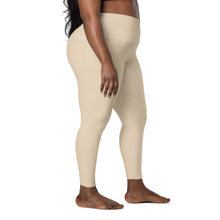 Load image into Gallery viewer, The Royal Court Fitness Leggings/ Cream