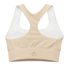 Load image into Gallery viewer, The Royal Court Fitness Sports Bra/ Cream