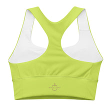 Load image into Gallery viewer, The Royal Court Fitness Sports Bra/ Lime