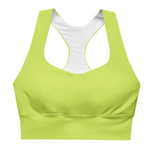 Load image into Gallery viewer, The Royal Court Fitness Sports Bra/ Lime