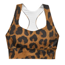 Load image into Gallery viewer, The Royal Court Fitness sports bra/ Leopard