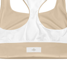 Load image into Gallery viewer, The Royal Court Fitness Sports Bra/ Cream