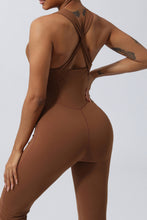 Load image into Gallery viewer, Crisscross Wide Strap Sleeveless Jumpsuit