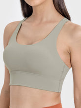 Load image into Gallery viewer, Crisscross Scoop Neck Active Tank
