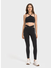 Load image into Gallery viewer, Crisscross Cutout Sports Leggings
