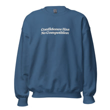 Load image into Gallery viewer, Confidence Has No Competition Embroidered Sweatshirt

