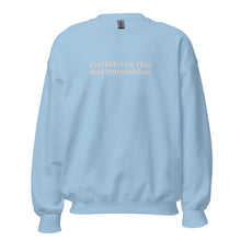 Load image into Gallery viewer, Confidence Has No Competition Embroidered Sweatshirt
