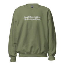 Load image into Gallery viewer, Confidence Has No Competition Embroidered Sweatshirt
