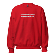 Load image into Gallery viewer, Confidence Has No Competition Embroidered Sweatshirt
