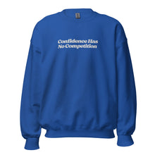 Load image into Gallery viewer, Confidence Has No Competition Embroidered Sweatshirt
