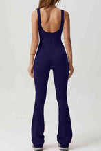 Load image into Gallery viewer, Square Neck Sleeveless Sports Jumpsuit
