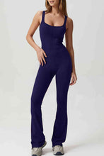 Load image into Gallery viewer, Square Neck Sleeveless Sports Jumpsuit
