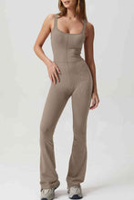 Load image into Gallery viewer, Square Neck Sleeveless Sports Jumpsuit
