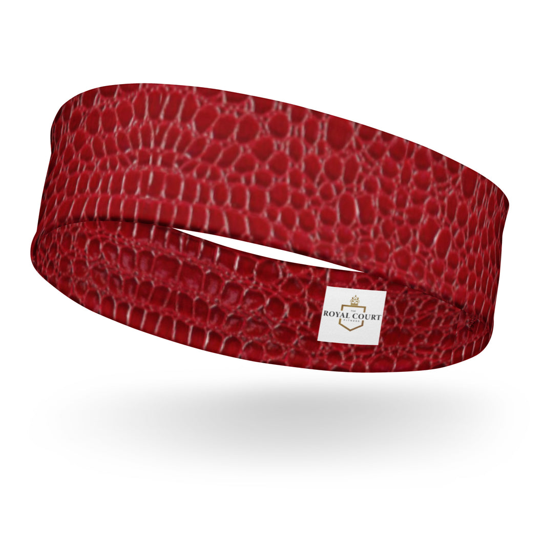 The RCF Active Headband x Crocodile Red