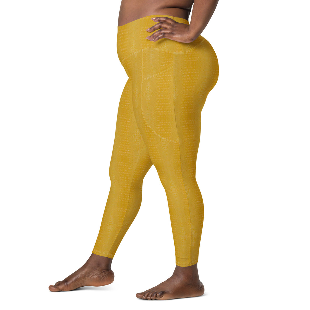 The Royal Court Fitness Leggings x Crocodile Yellow