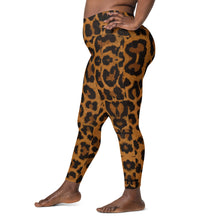 Load image into Gallery viewer, The Royal Court Fitness Leggings/ Leopard
