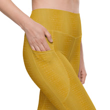 Load image into Gallery viewer, The Royal Court Fitness Leggings x Crocodile Yellow
