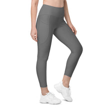 Load image into Gallery viewer, The Royal Court Fitness Leggings/ Grey
