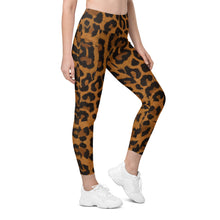 Load image into Gallery viewer, The Royal Court Fitness Leggings/ Leopard
