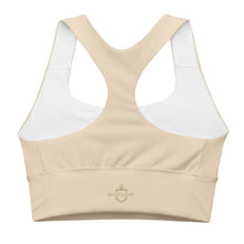 Load image into Gallery viewer, The Royal Court Fitness Sports Bra/ Cream
