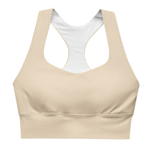 Load image into Gallery viewer, The Royal Court Fitness Sports Bra/ Cream
