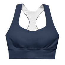 Load image into Gallery viewer, The Royal Court Fitness Sports Bra/ Navy
