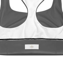 Load image into Gallery viewer, The Royal Court Fitness Sports Bra/ Grey
