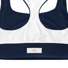 Load image into Gallery viewer, The Royal Court Fitness Sports Bra/ Navy
