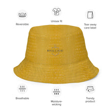 Load image into Gallery viewer, The RCF Reversible bucket hat/ Crocodile yellow
